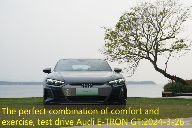 The perfect combination of comfort and exercise, test drive Audi E-TRON GT